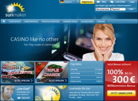 Sunmaker Online Casino