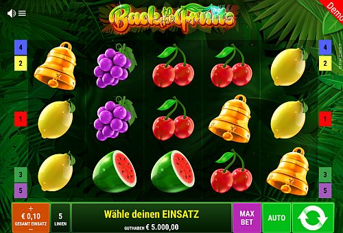 Back to the Fruits Slot Vorschau