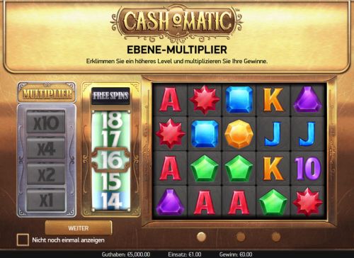 Cash-O-Matic NetEnt Vorschau