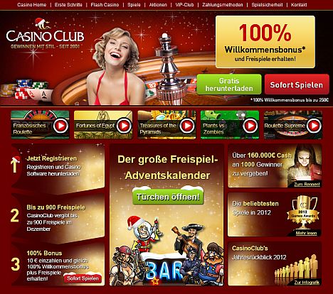 Weihnachten im Casino Club