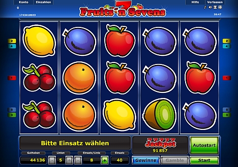Novoline Fruits and Sevens