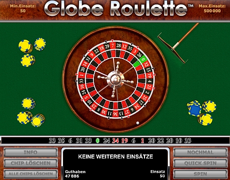 Globe Roulette spielen