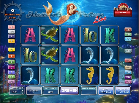 Mermaids Fortune Live Spielautomat