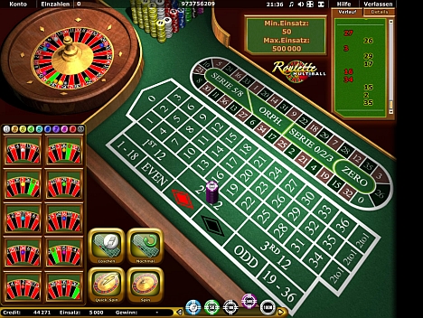 Roulette Multiball von Novoline