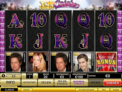 Top Trump Celebs im Eurogrand Casino