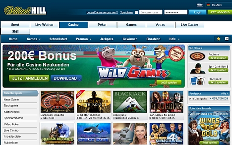 William Hill - jetzt spielen