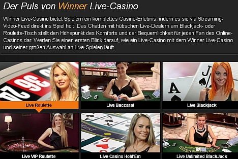 Winner Live Dealer Casino